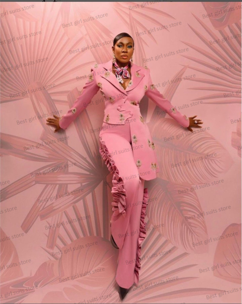Women'S Formal Wear For Wedding Guest - Setelan jas pernikahan wanita merah muda