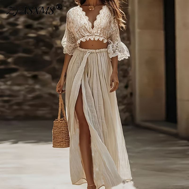 Formal Attire Woman - Setelan Dua Potong Wanita Gaya Bohemian