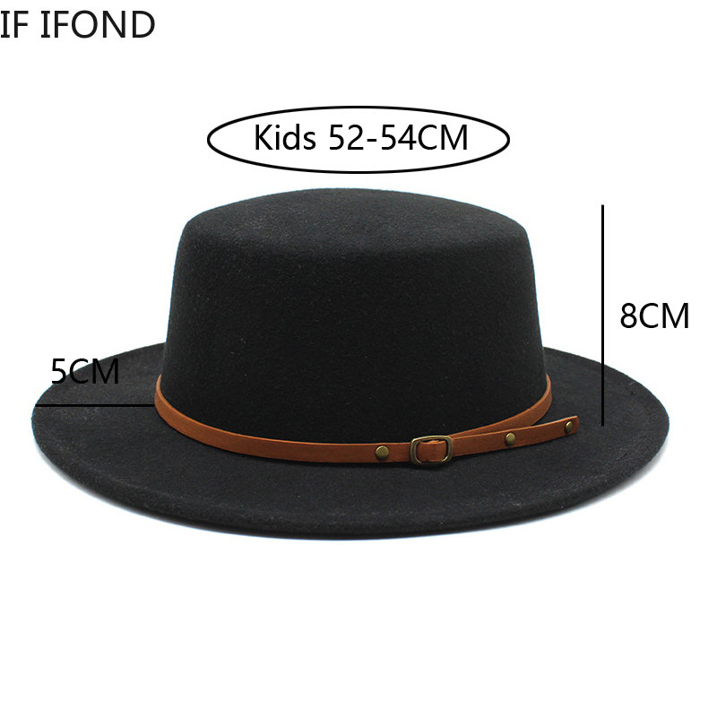 Women'S Formal Wear For Girls - Topi Fedora Anak Gaya Inggris Ukuran