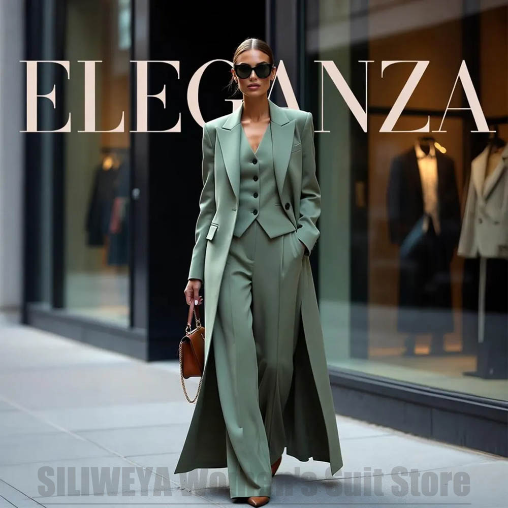 Women'S Formal Wear Pants - Setelan Jas Wanita Chic Tiga Potong