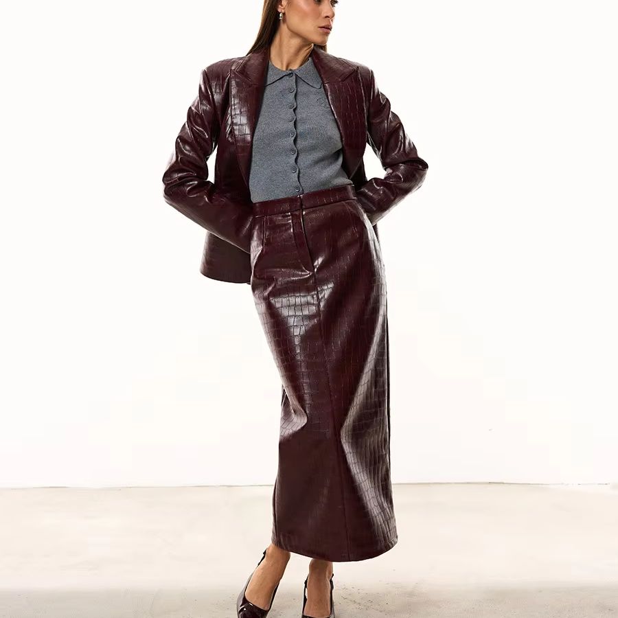 Women'S Formal Wear Suits - IG Setelan Wanita 2 Potong Kulit