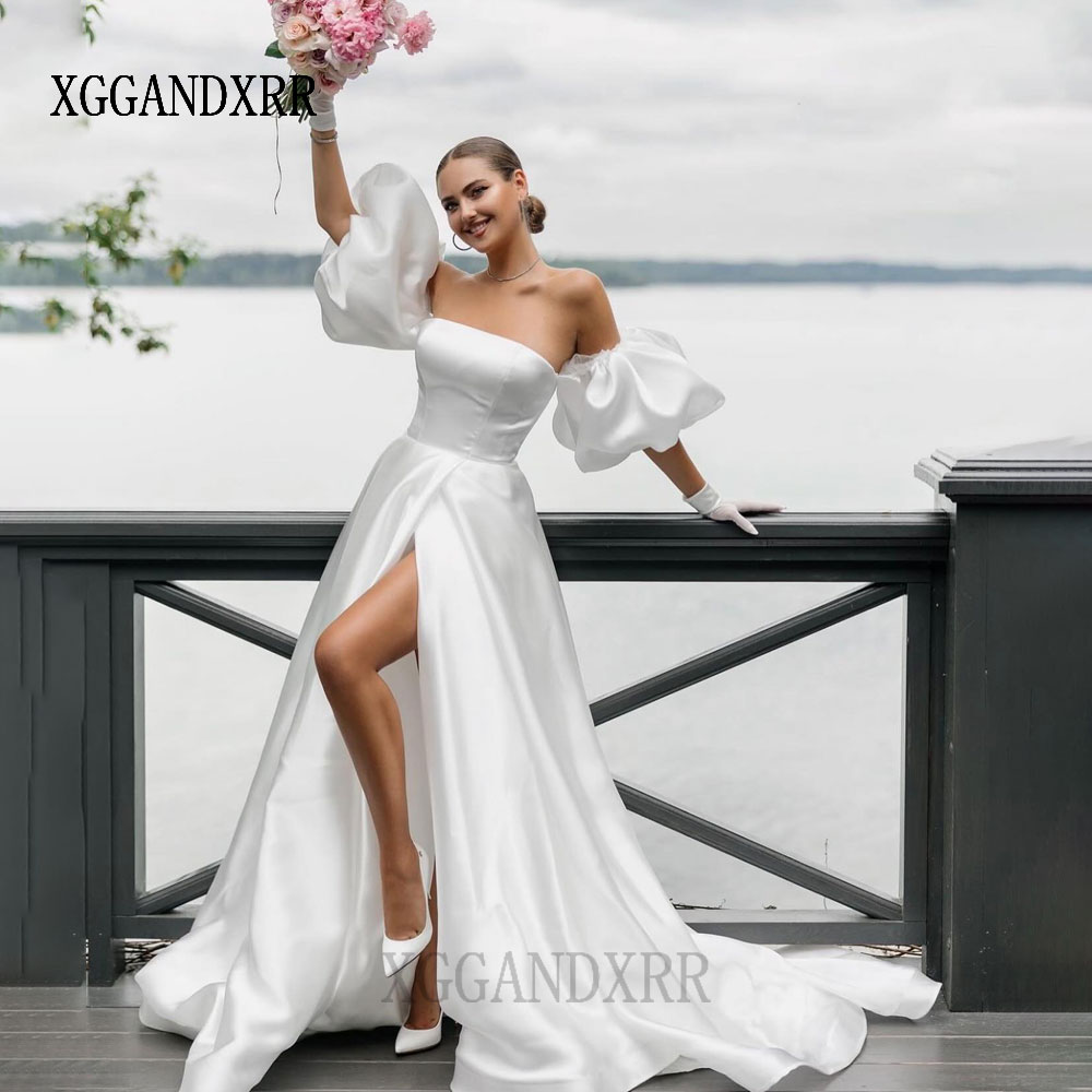 Formal Gala Wear Women - Gaun Pengantin A-Line Custom 2026, Gaun