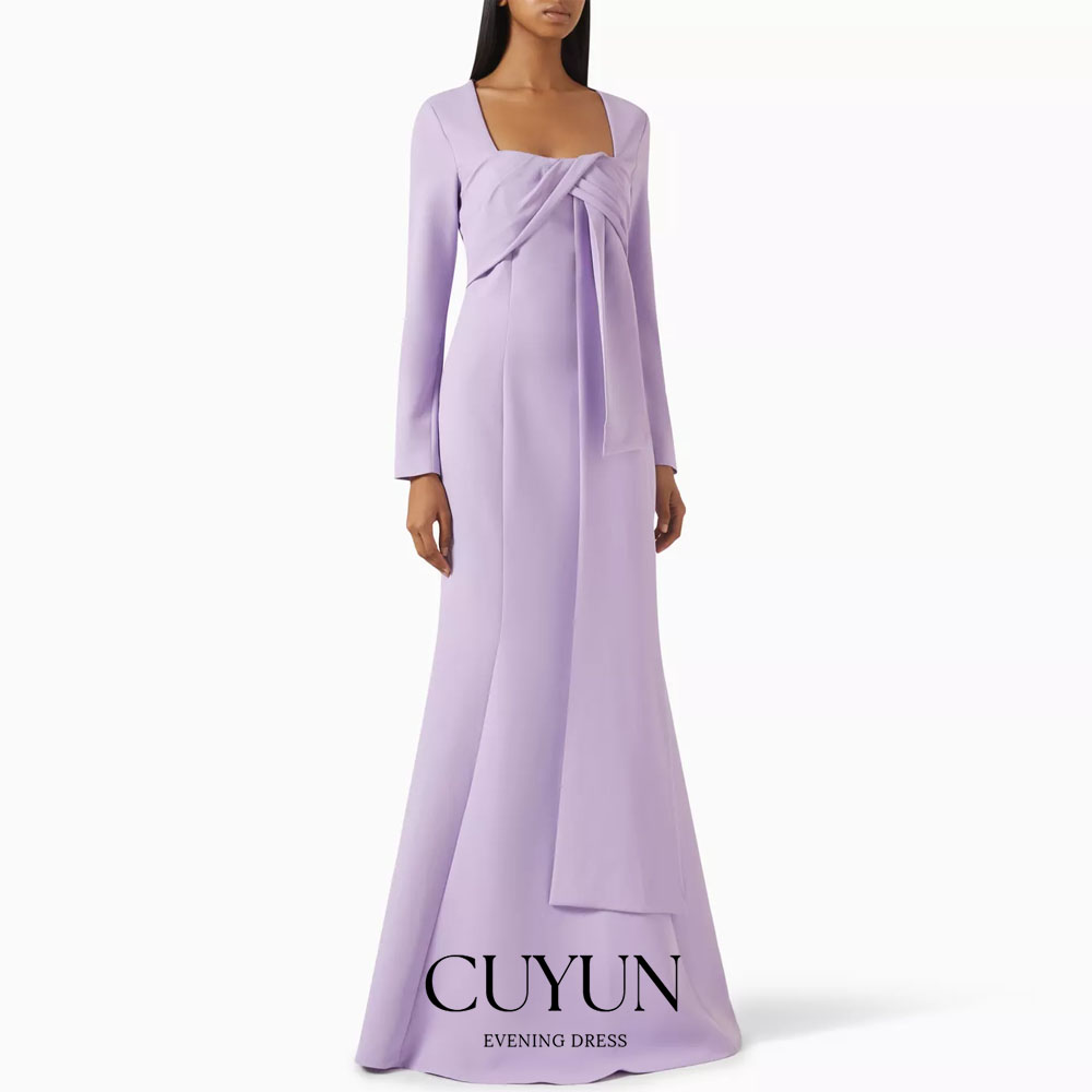 Women'S Formal Dinner Wear - Gaun Malam Wanita Lavender Kustom CUYUN