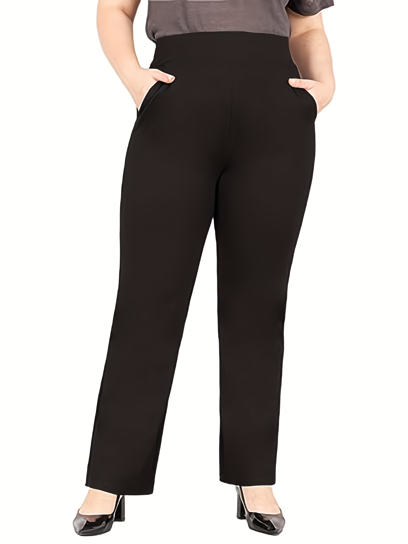Women'S Formal Wear Pants - Celana rajut ukuran besar wanita, celana
