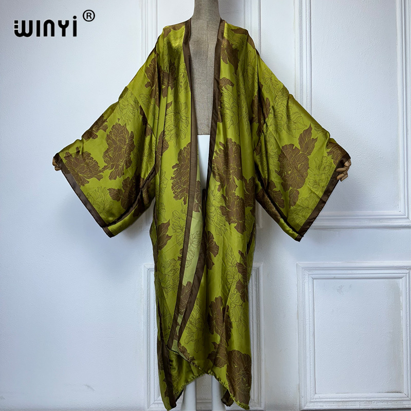 Young Women'S Formal Wear - WINYI Afrika boho cetak kimono gaun