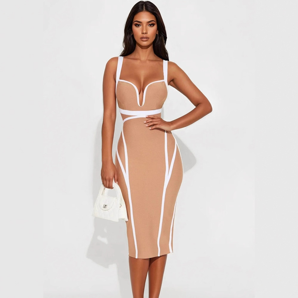 Women'S Formal Dinner Wear - Gaun pesta sederhana bergaya glam cut