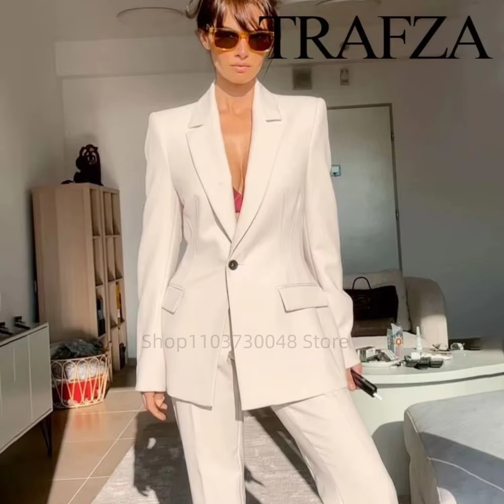 Women'S Formal Wear Suits - Setelan Blazer dan Celana Wanita Kantoran