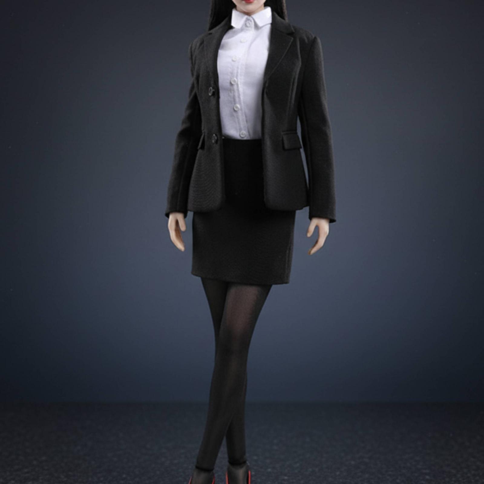 Formal Attire Woman - Jas dan Rok Seragam Boneka Skala