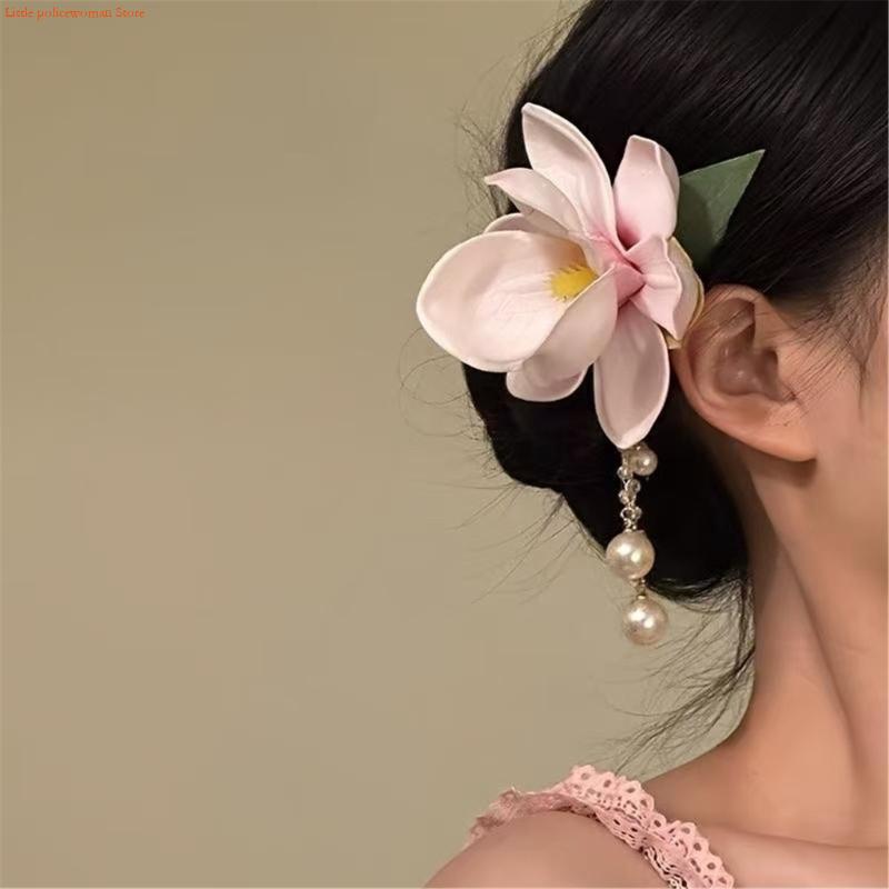 F92D Jepit Rambut Bunga Magnol - Formal Wear Hairstyles For Women ulasan dan harga