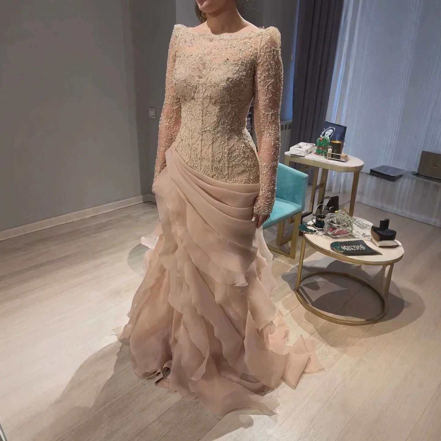    Gaun Malam Ilusi Putri Duy - Formal Gala Wear Women ulasan dan harga