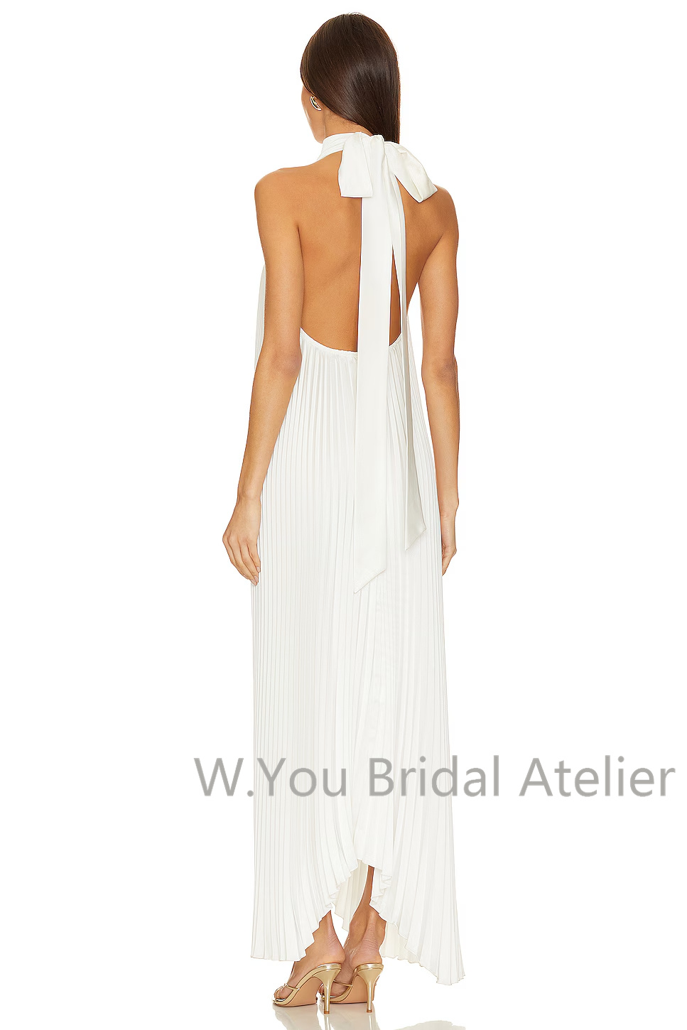 Gaun Malam Kerah V Dalam denga - Women'S Formal Wear For Wedding Guest ulasan dan harga