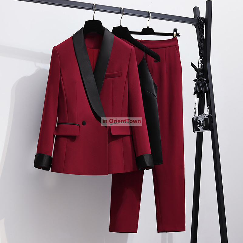 Jas Kerja Kelas Atas + Celana  - Women Formal Wear Sale ulasan dan harga