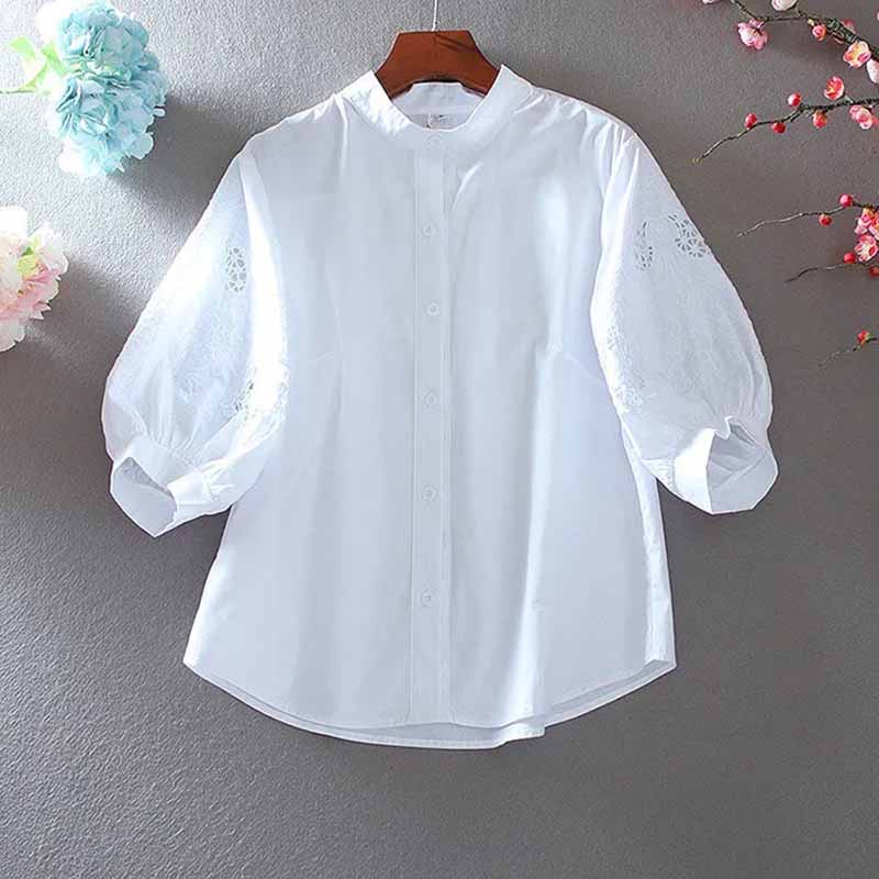 Baju atasan katun murni berbor - Women'S Formal Wear Suits ulasan dan harga