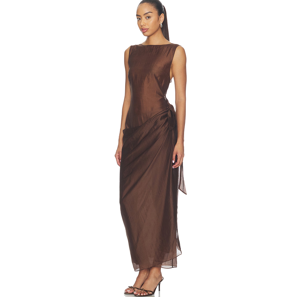 Gaun Malam Tanpa Lengan Model  - Women'S Formal Wear For Wedding Guest ulasan dan harga