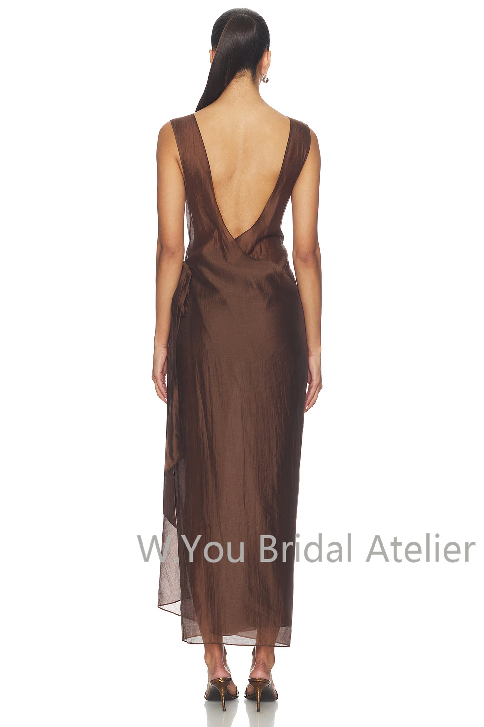 Gaun Malam Tanpa Lengan Model  - Women'S Formal Wear For Wedding Guest ulasan dan harga