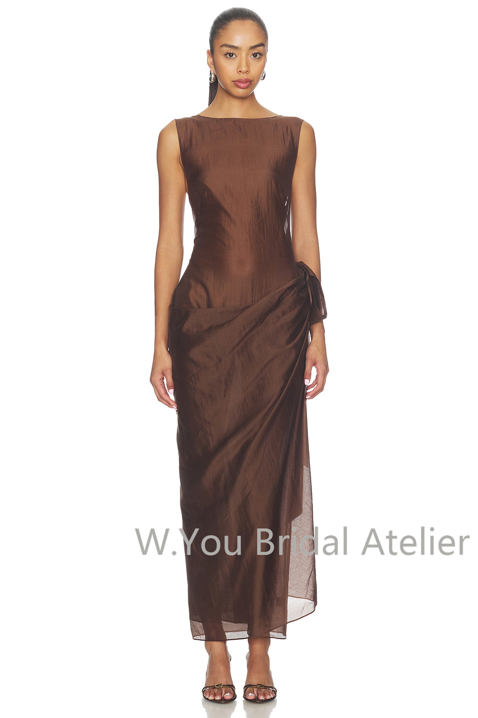 Gaun Malam Tanpa Lengan Model  - Women'S Formal Wear For Wedding Guest ulasan dan harga