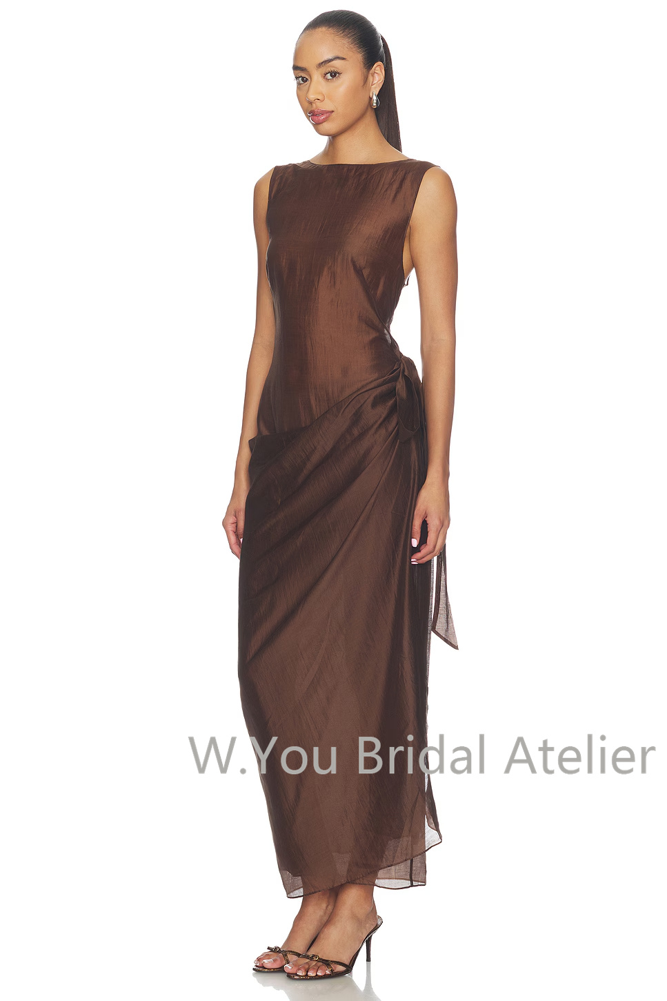 Gaun Malam Tanpa Lengan Model  - Women'S Formal Wear For Wedding Guest ulasan dan harga