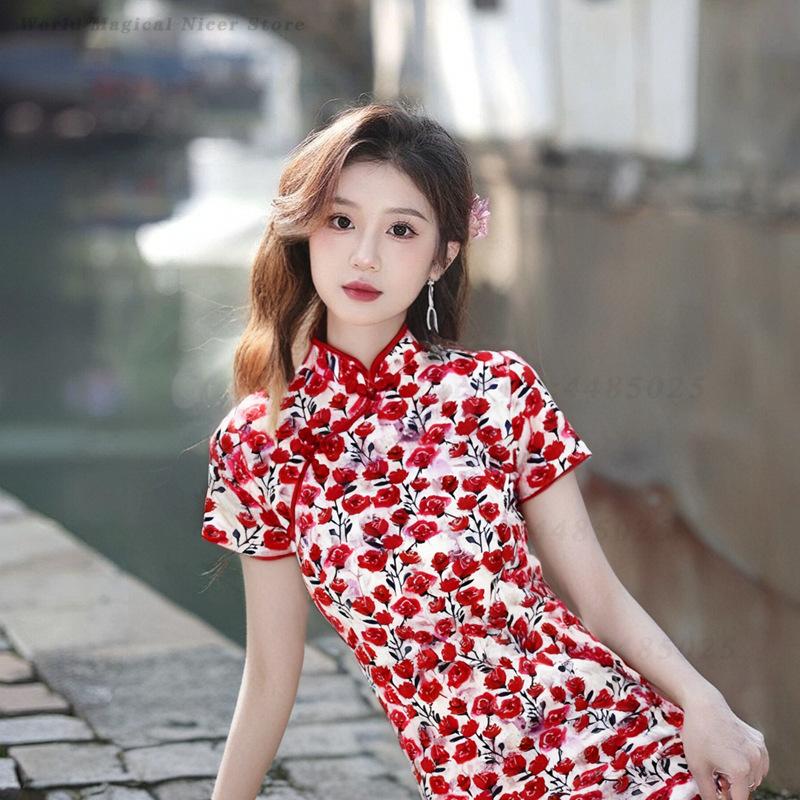 Gaun Qipao Vintage Cina Modifi - Young Women'S Formal Wear ulasan dan harga