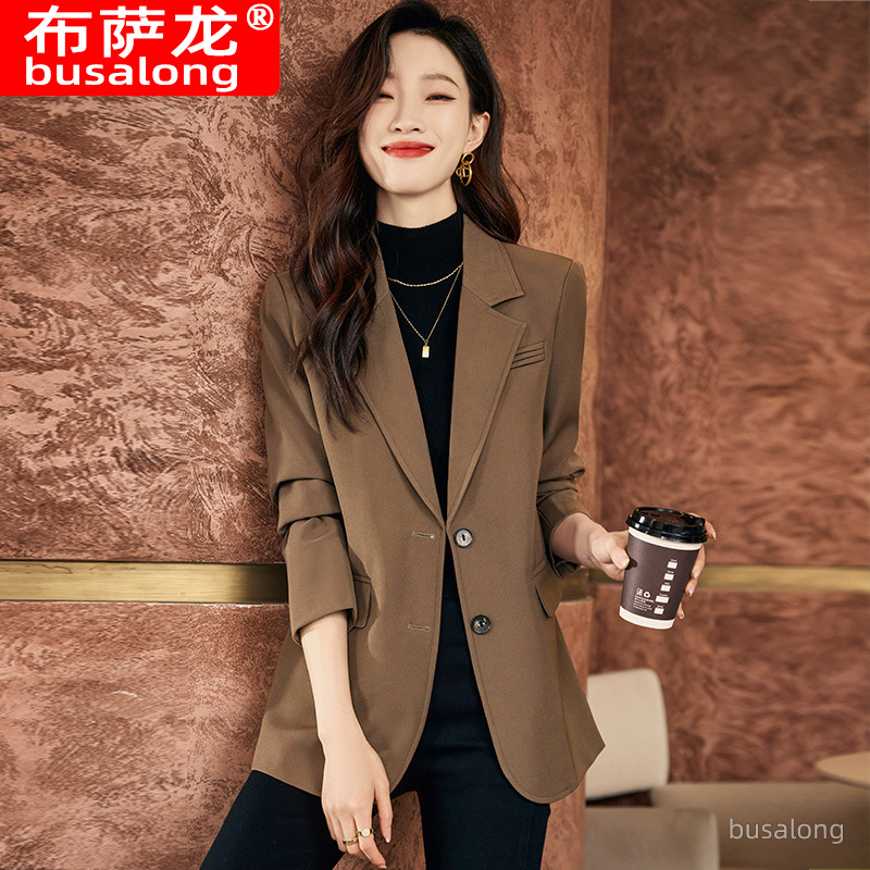 Jaket Blazer Musim Gugur Musim - Women Formal Wear Sale ulasan dan harga