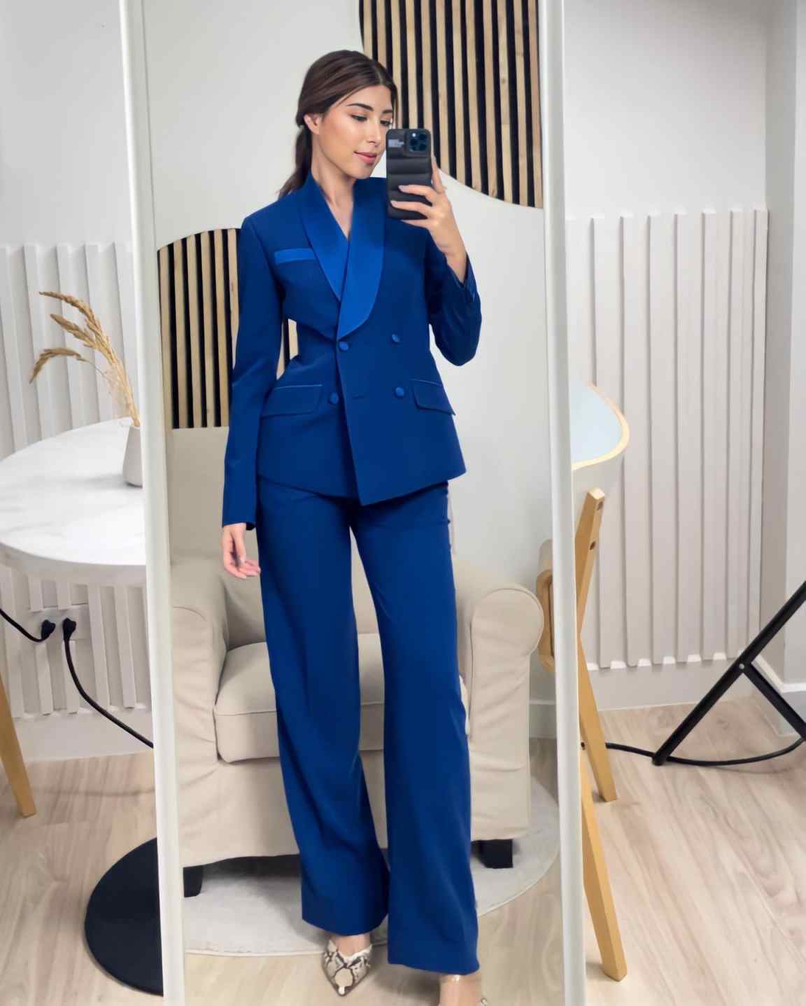 Setelan Jaket Wanita Biru Roya - Women'S Formal Wear For Girls ulasan dan harga