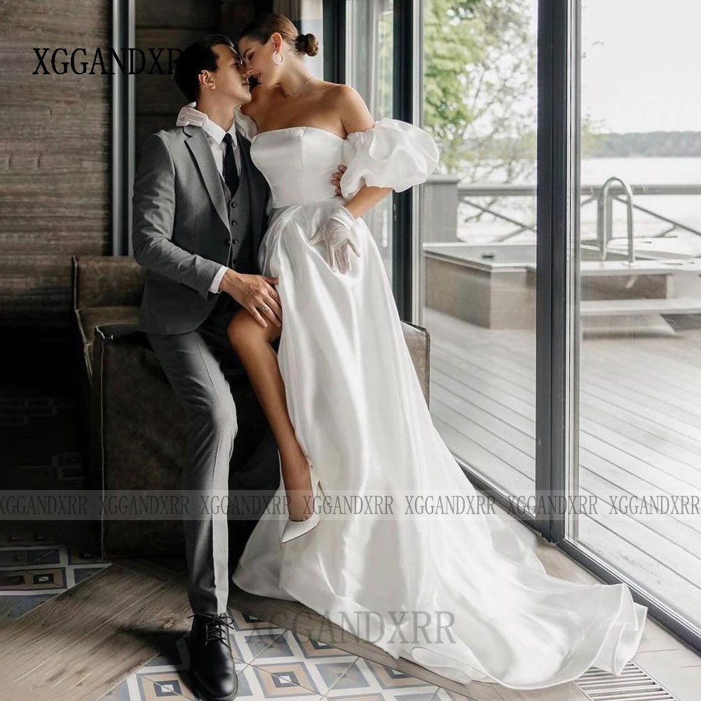 Gaun Pengantin A-Line Custom 2 - Formal Gala Wear Women ulasan dan harga