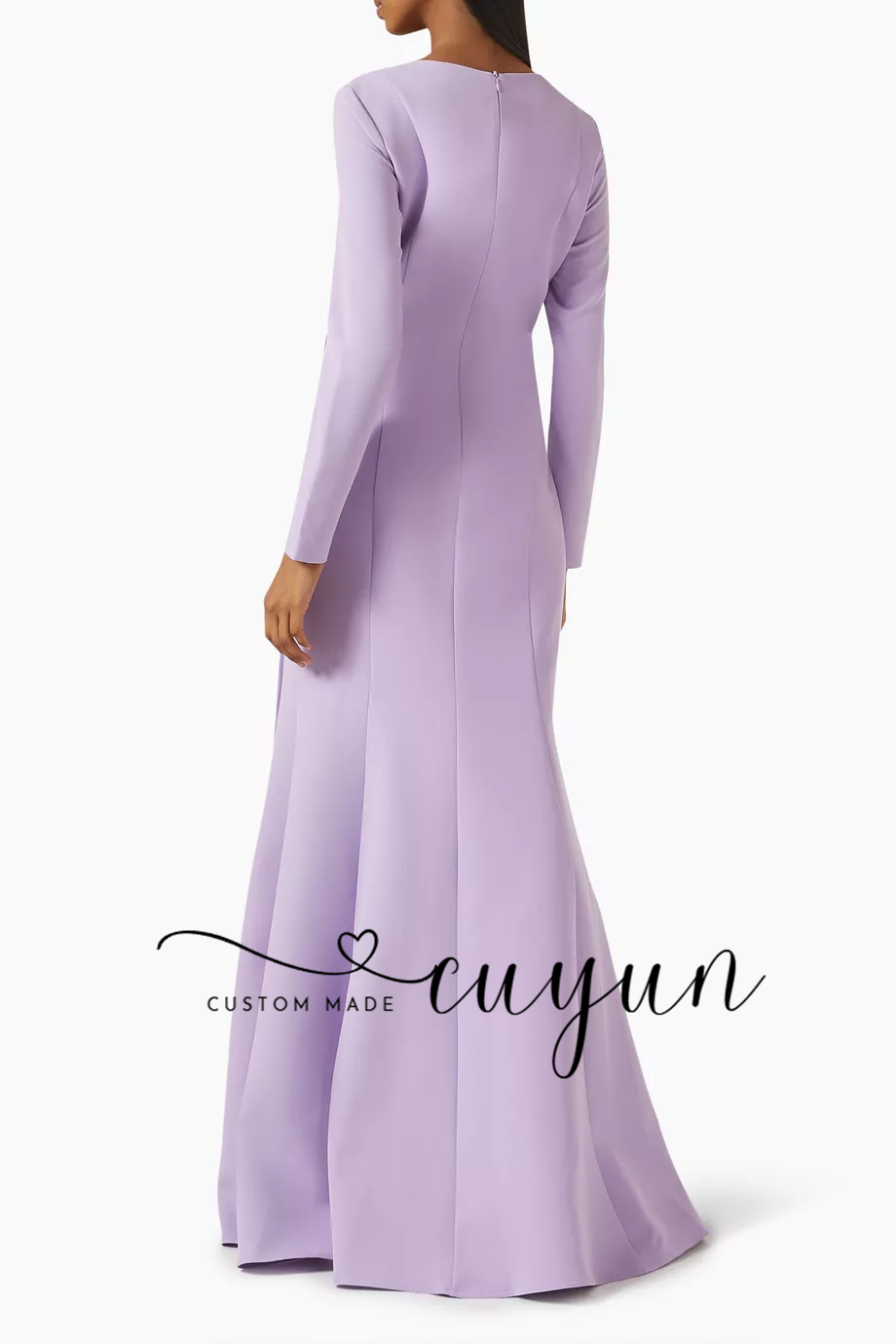 Gaun Malam Wanita Lavender Kus - Women'S Formal Dinner Wear ulasan dan harga