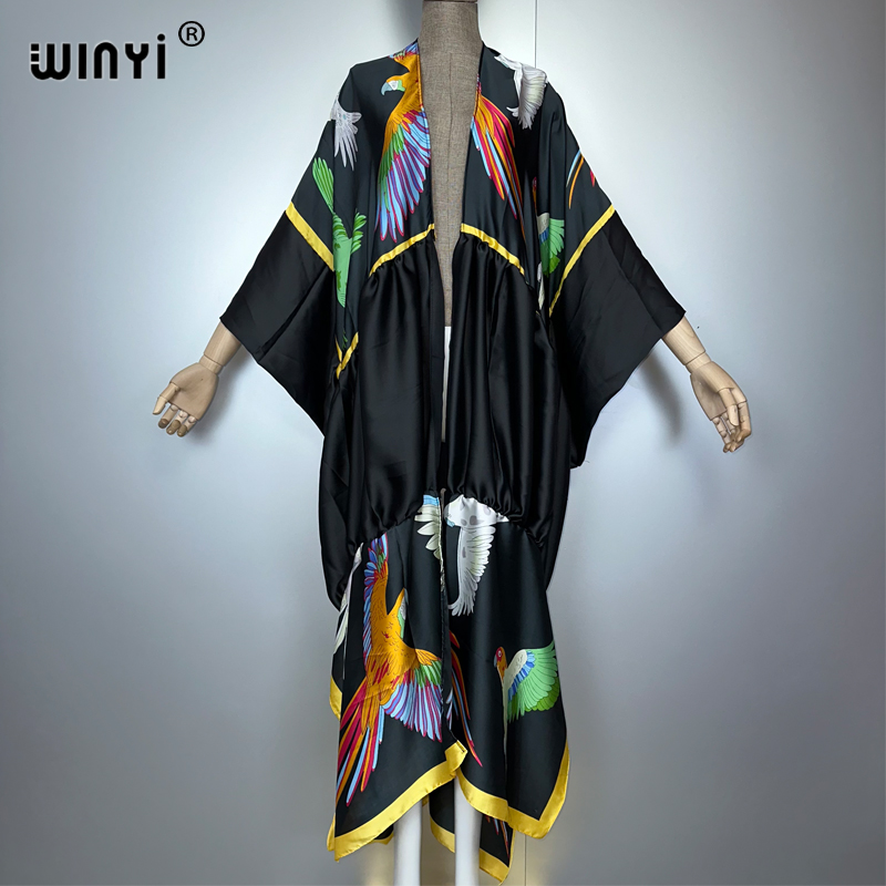 Gaun pantai maxi kimono boho W - Young Women'S Formal Wear ulasan dan harga