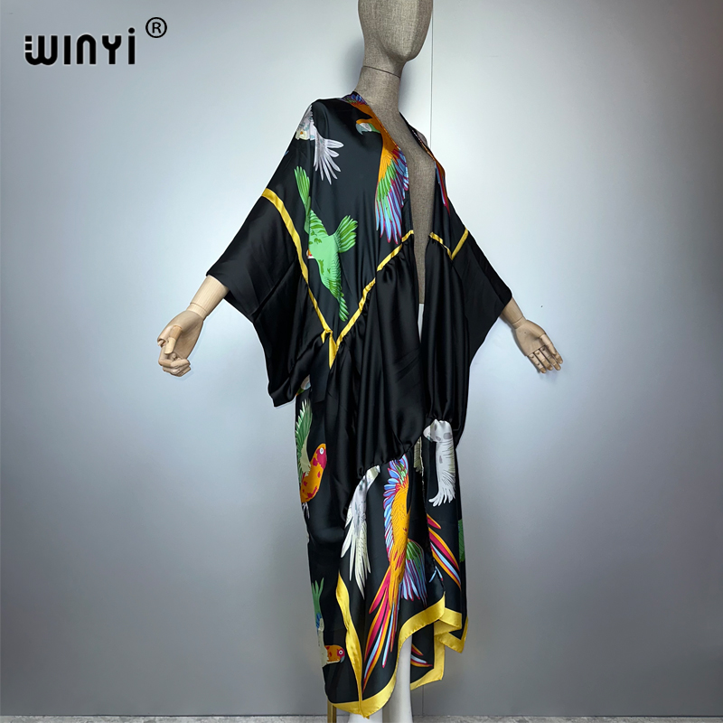 Gaun pantai maxi kimono boho W - Young Women'S Formal Wear ulasan dan harga