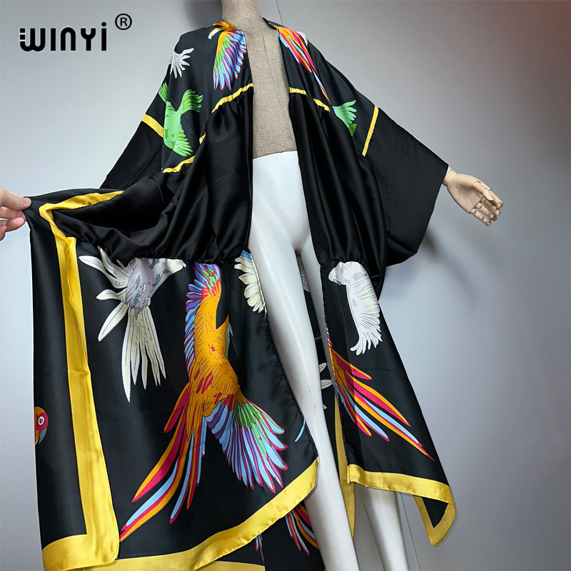 Gaun pantai maxi kimono boho W - Young Women'S Formal Wear ulasan dan harga