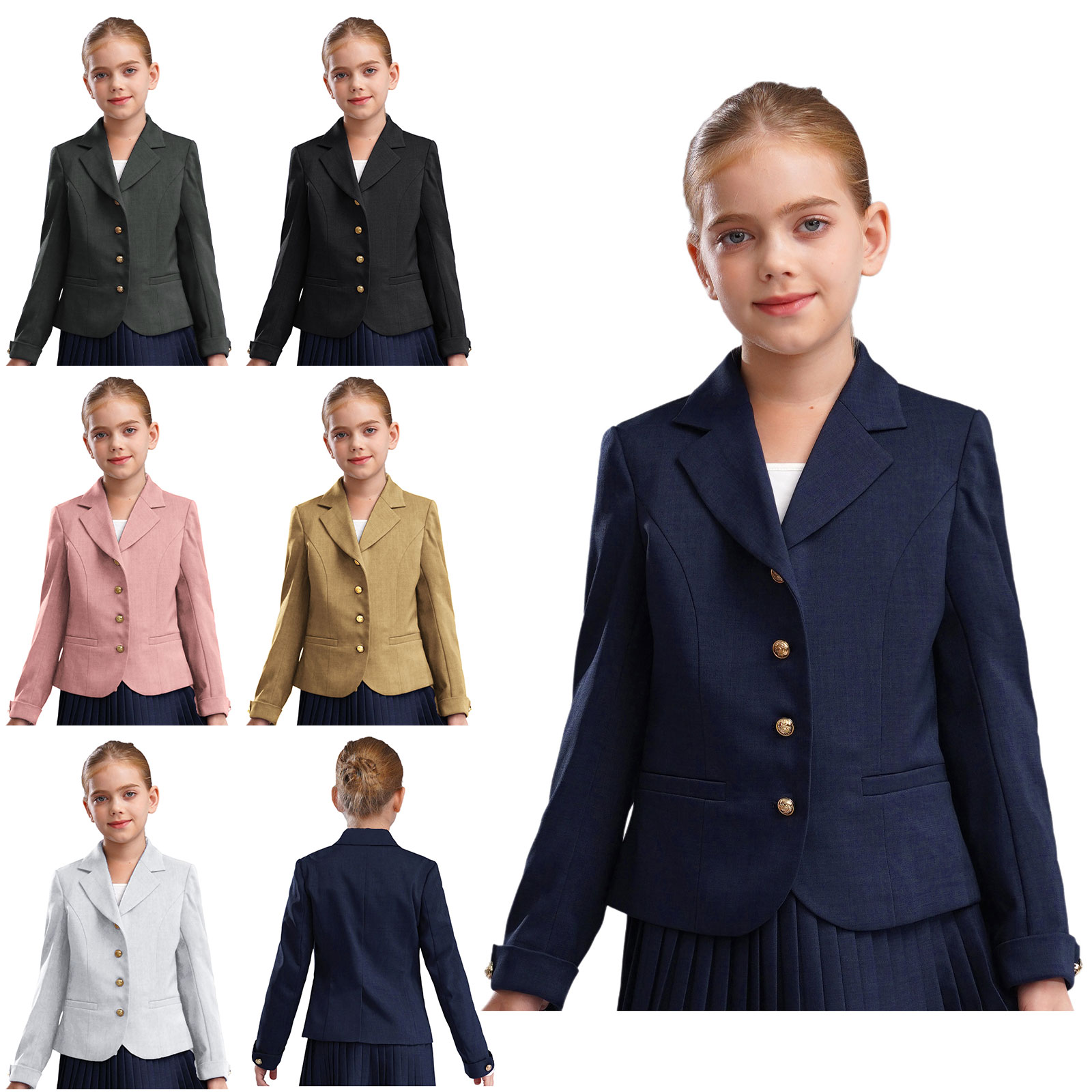 Blazer Anak Perempuan Seragam  - Women'S Formal Wear For Girls ulasan dan harga