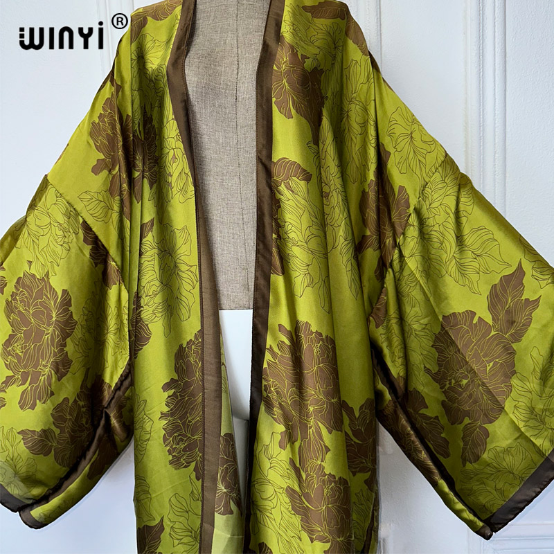 WINYI Afrika boho cetak kimono - Young Women'S Formal Wear ulasan dan harga