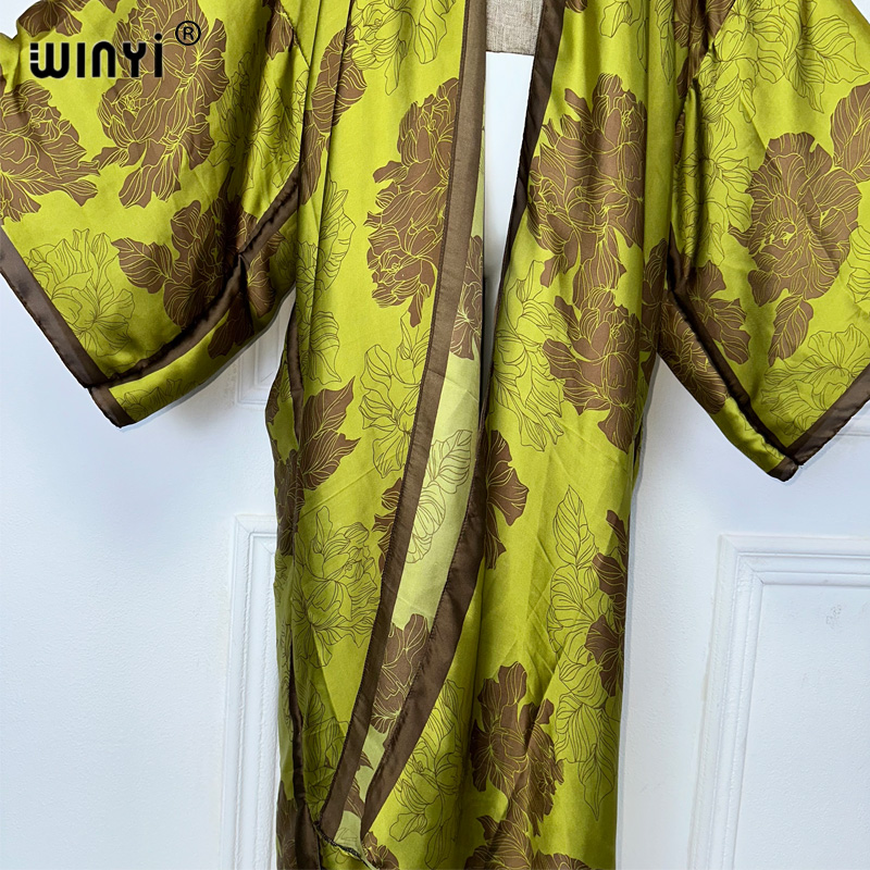 WINYI Afrika boho cetak kimono - Young Women'S Formal Wear ulasan dan harga