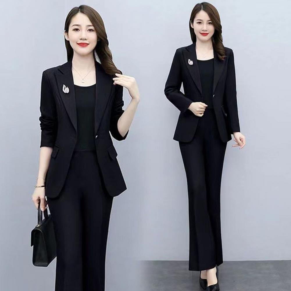 2 Pcs/Set Setelan Jas Formal W - Women'S Formal Wear Suits ulasan dan harga