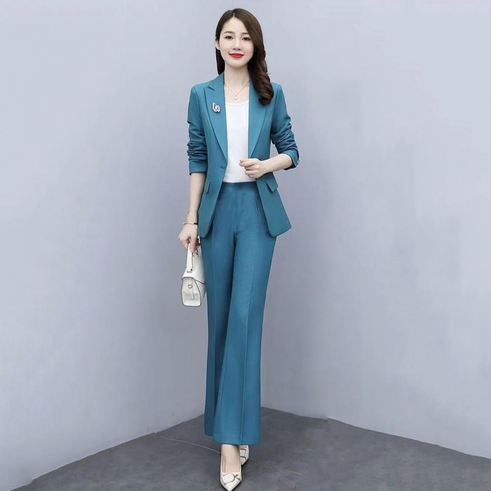 2 Pcs/Set Setelan Jas Formal W - Women'S Formal Wear Suits ulasan dan harga