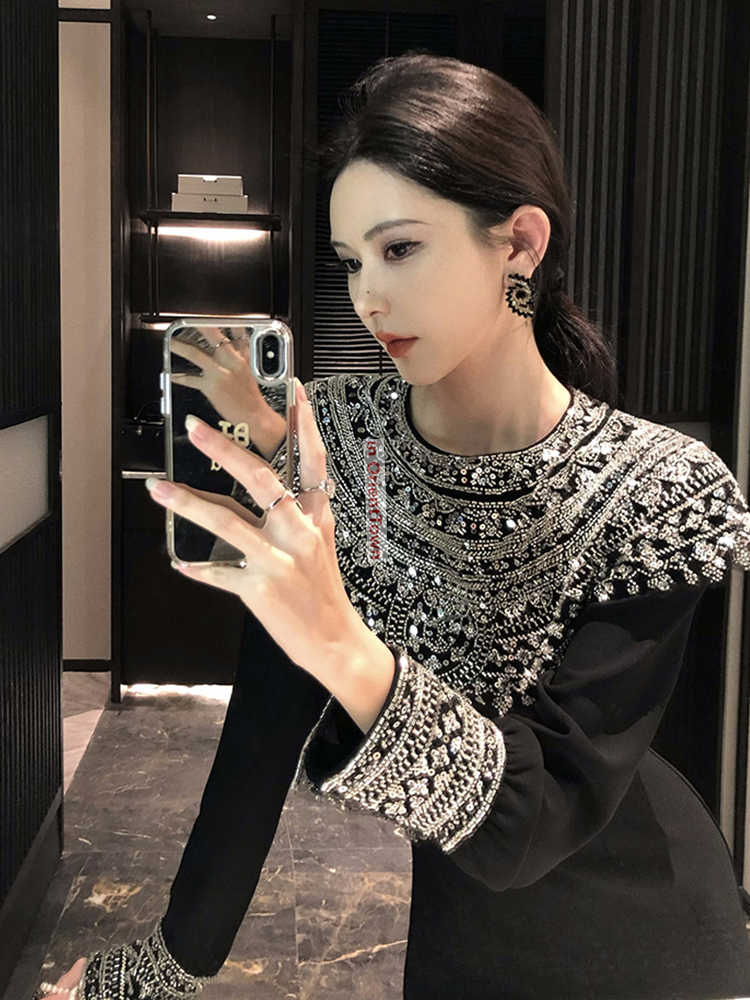Gaun Hitam Berkualitas Tinggi  - Formal Attire Woman ulasan dan harga