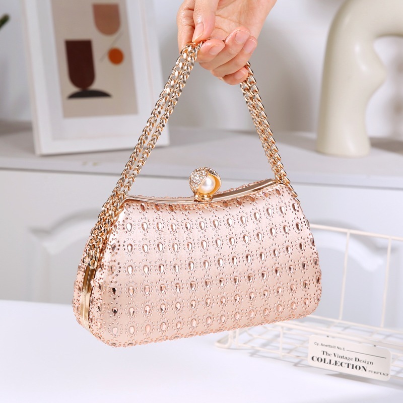 Tas Tangan Tetesan Air Bertata - Women'S Formal Dinner Wear ulasan dan harga