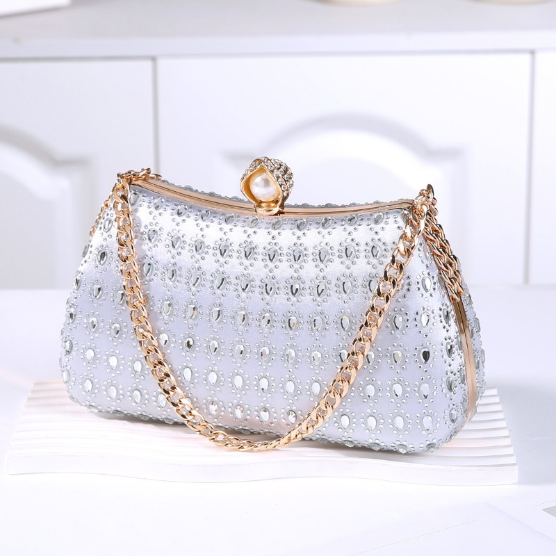 Tas Tangan Tetesan Air Bertata - Women'S Formal Dinner Wear ulasan dan harga